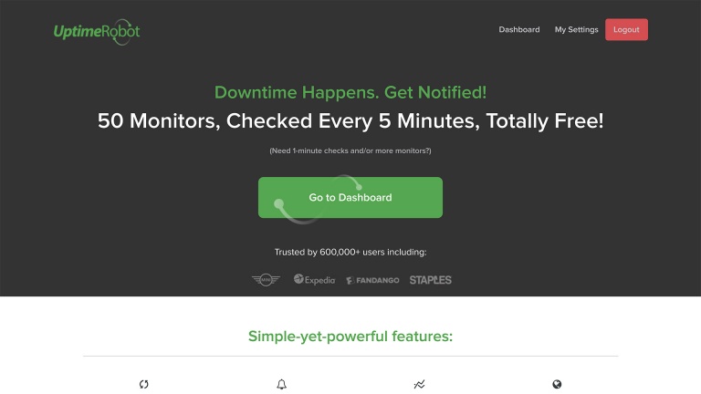 uptimerobot erramenta para monitorar uptime de sites
