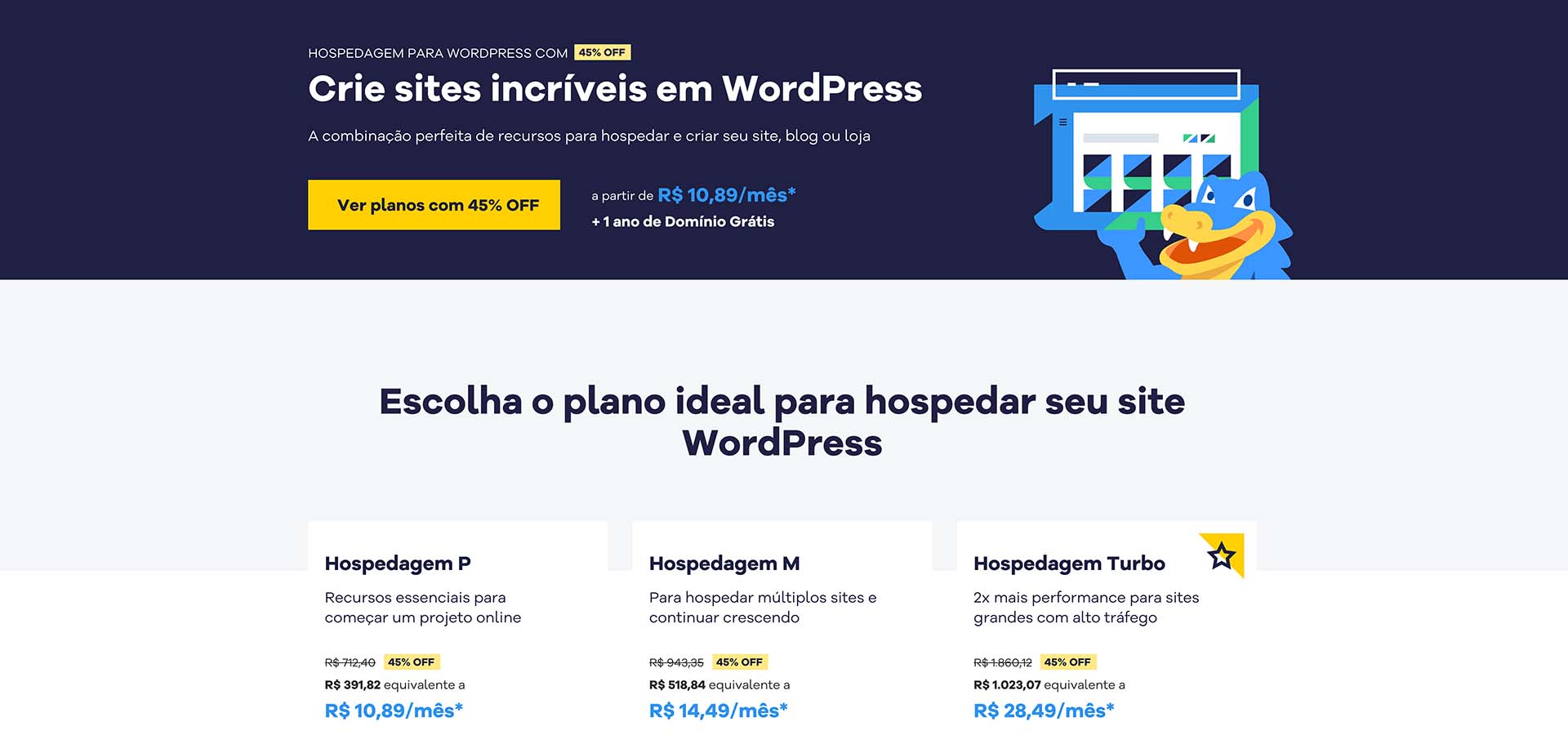 Hospedagem WordPress HostGator
