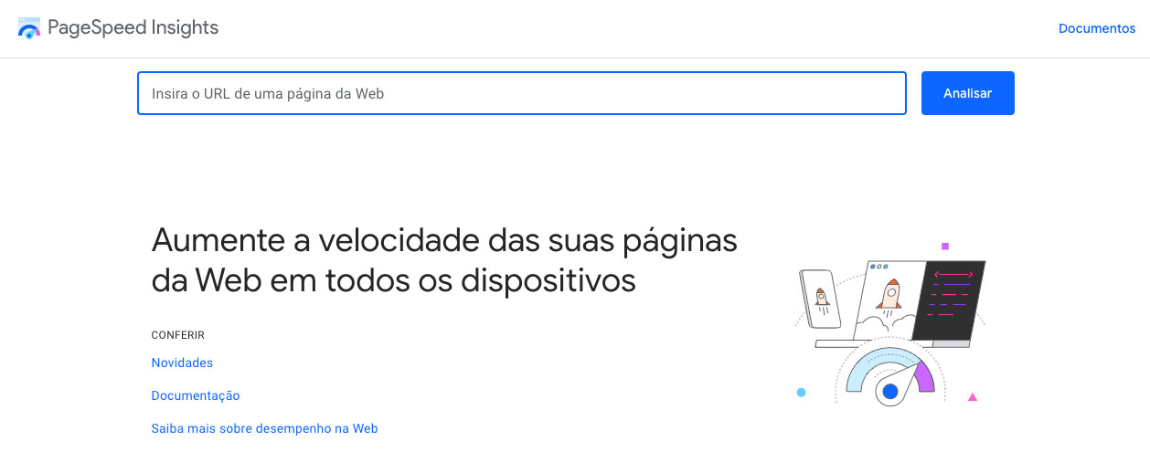 Como usar a ferramenta como usar a ferramenta google pagespeed insights