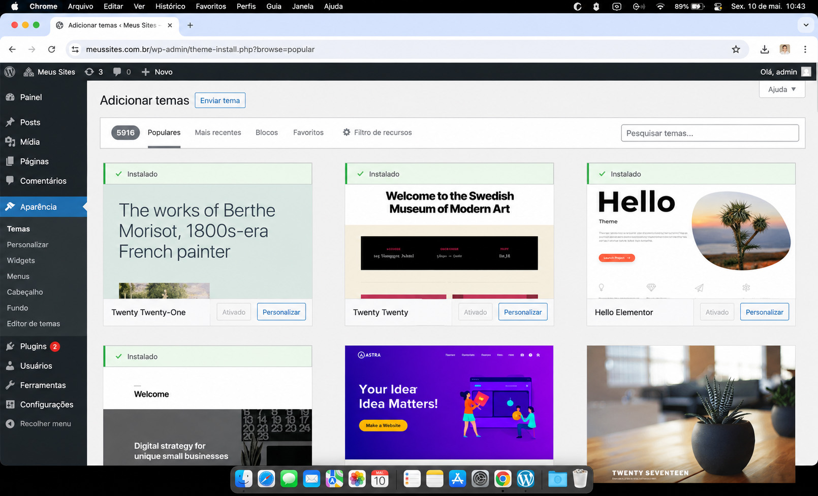 como instalar temas no wordpress mais fácil