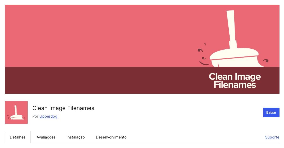 Clean Image Filenames Plugin WordPress