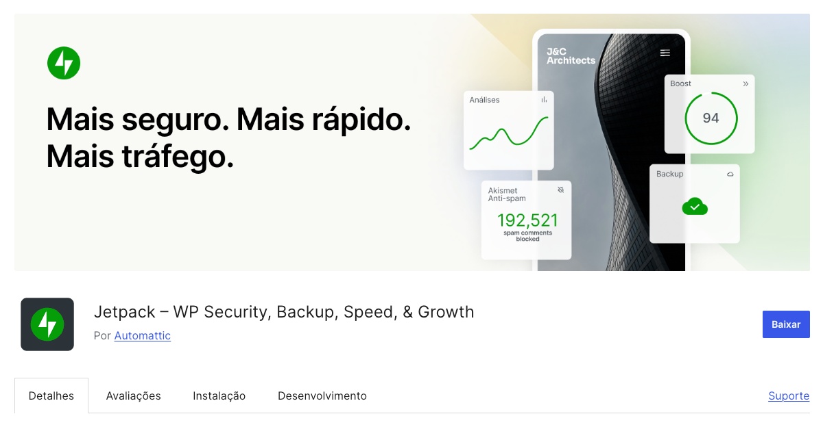 Jetpack Plugin WordPress