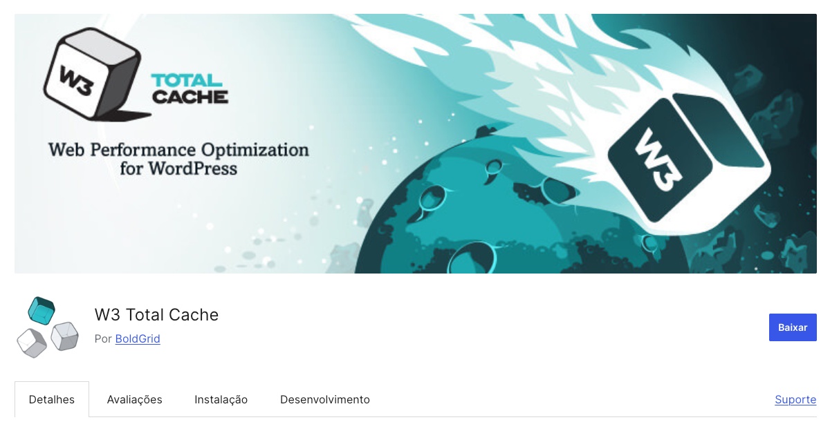 W3 Total Cache Plugin WordPress