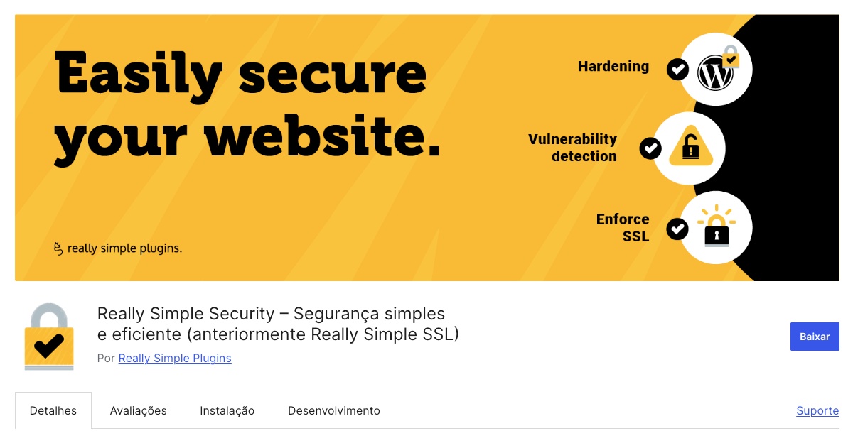 Really Simple Security Plugin WordPress
