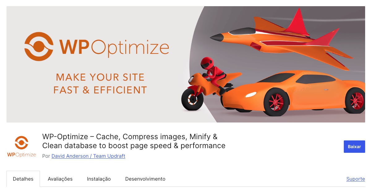 WP-Optimize Plugin WordPress