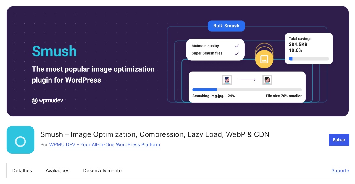 Smush Plugin WordPress