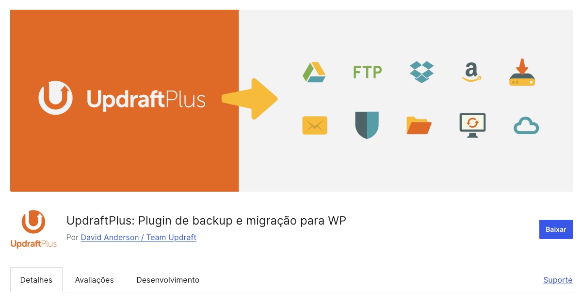 UpdraftPlus Backup Plugin WordPress