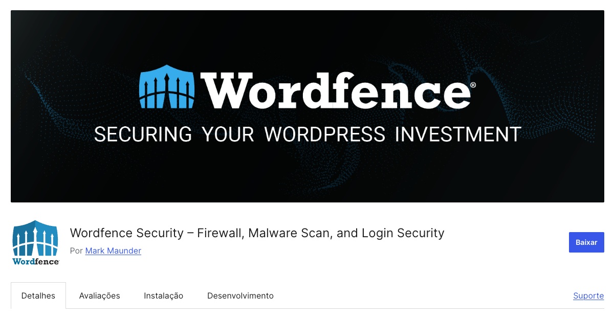 Wordfence Security Plugin WordPress