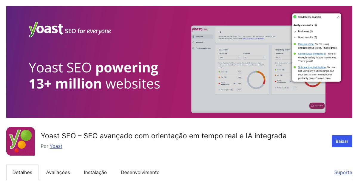 Yoast SEO Plugin WordPress