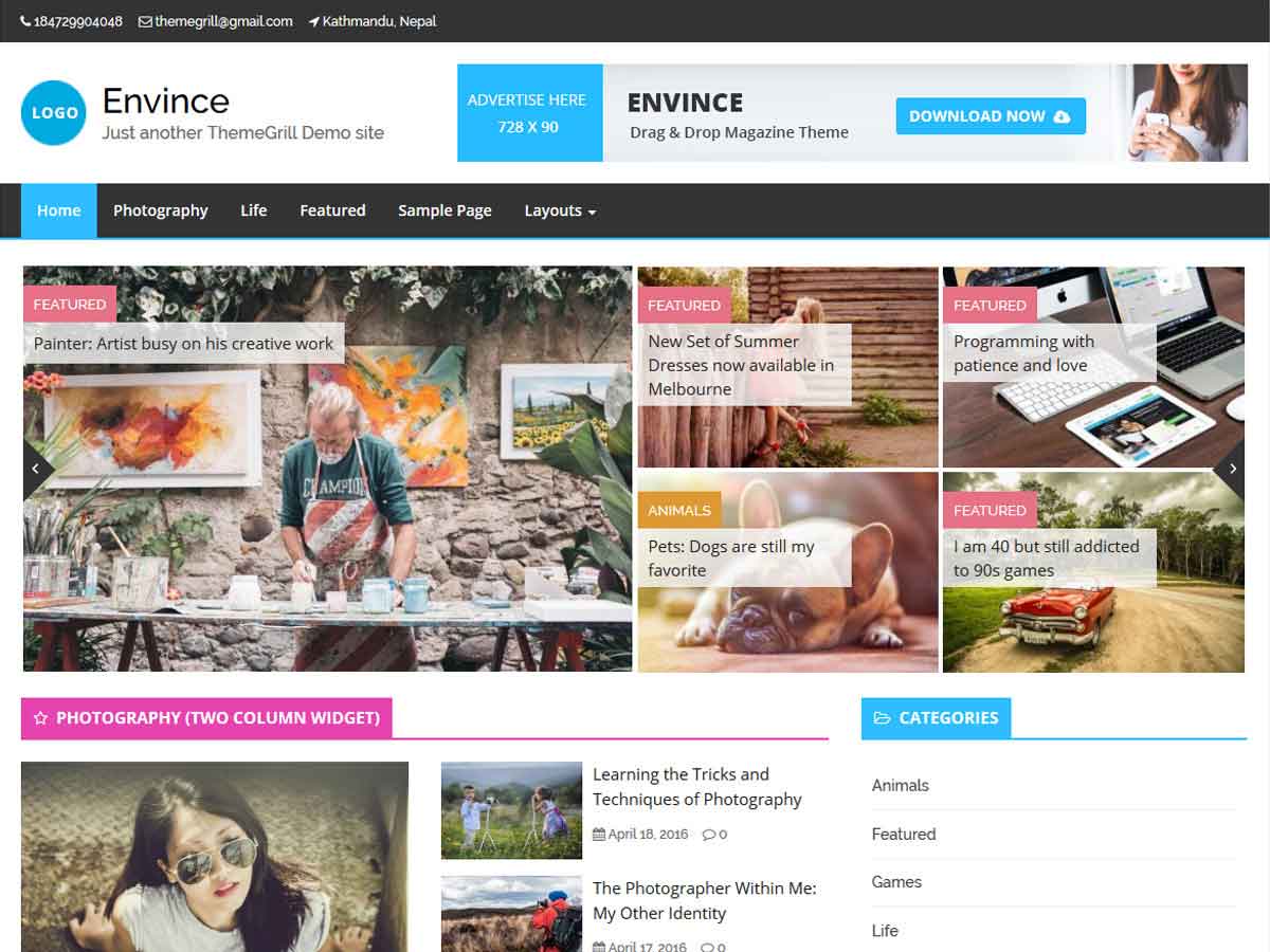 Temas WordPress Gratuitos